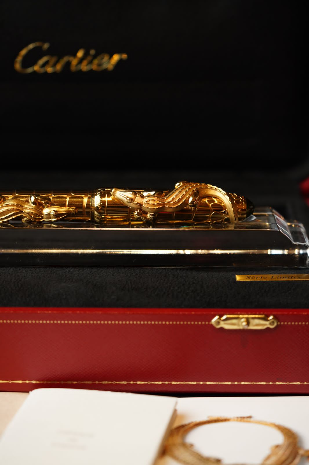 Cartier Limited Fountain Pen Plaque Crocodile Limited to 888 