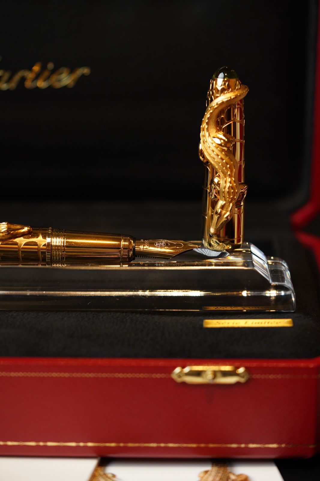 Cartier Limited Fountain Pen Plaque Crocodile Limited to 888 