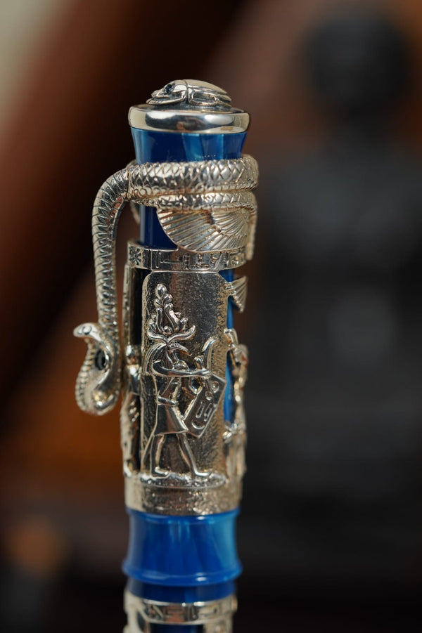 MONTEGRAPPA LUXOR BLUE NILE LIMITED EDITION 1912 FOUNTAIN PEN