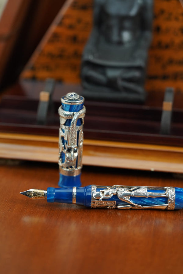 MONTEGRAPPA LUXOR BLUE NILE LIMITED EDITION 1912 FOUNTAIN PEN