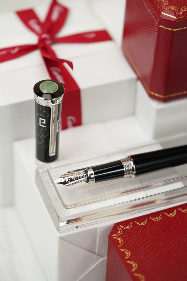 CARTIER ART DECO CHINESE PRESTIGE LIMITED EDITION 888 FOUNTAIN PEN