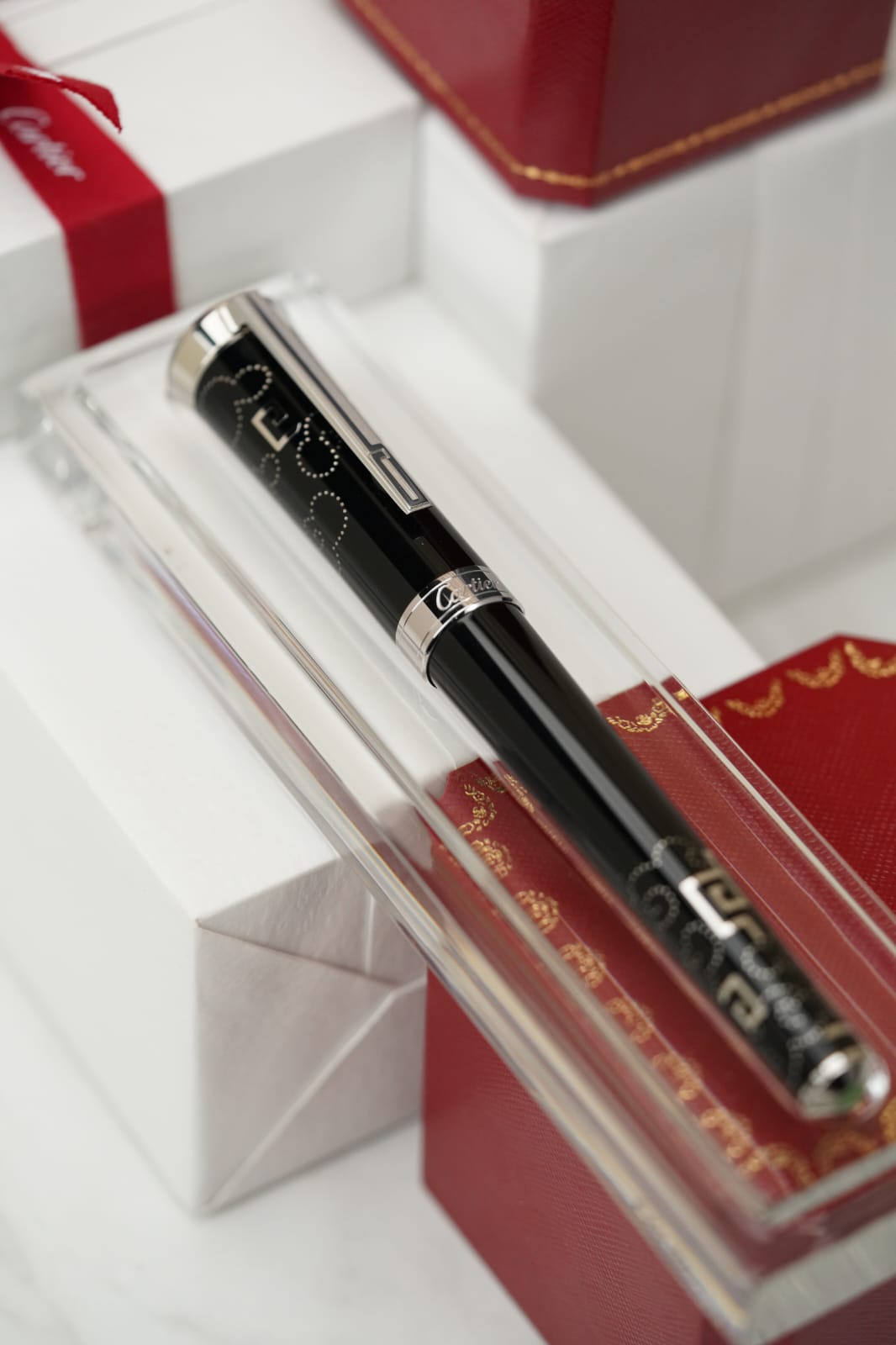 CARTIER ART DECO CHINESE PRESTIGE LIMITED EDITION 888 FOUNTAIN PEN