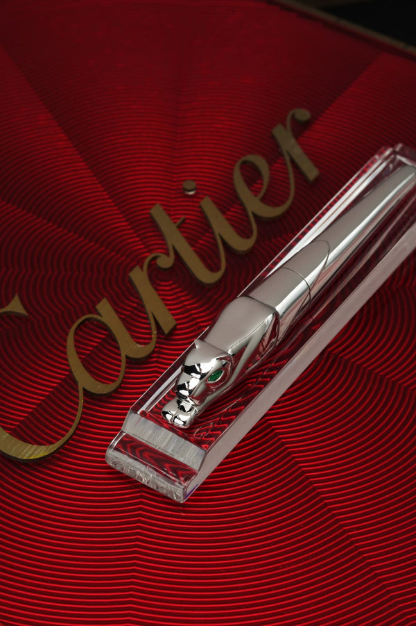 Cartier Limited Edition Panthere Sterling Silver Fountain Pen