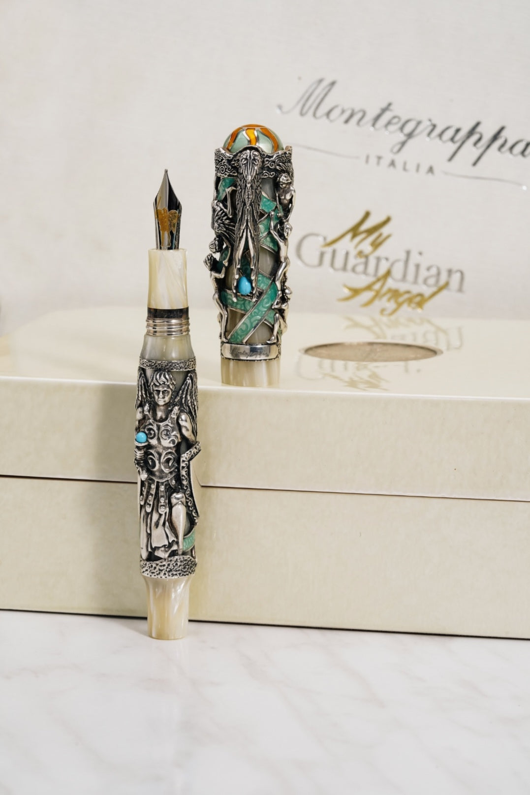 Montegrappa “My Guardian Angel” Silver Limited Edition Fountain Pen